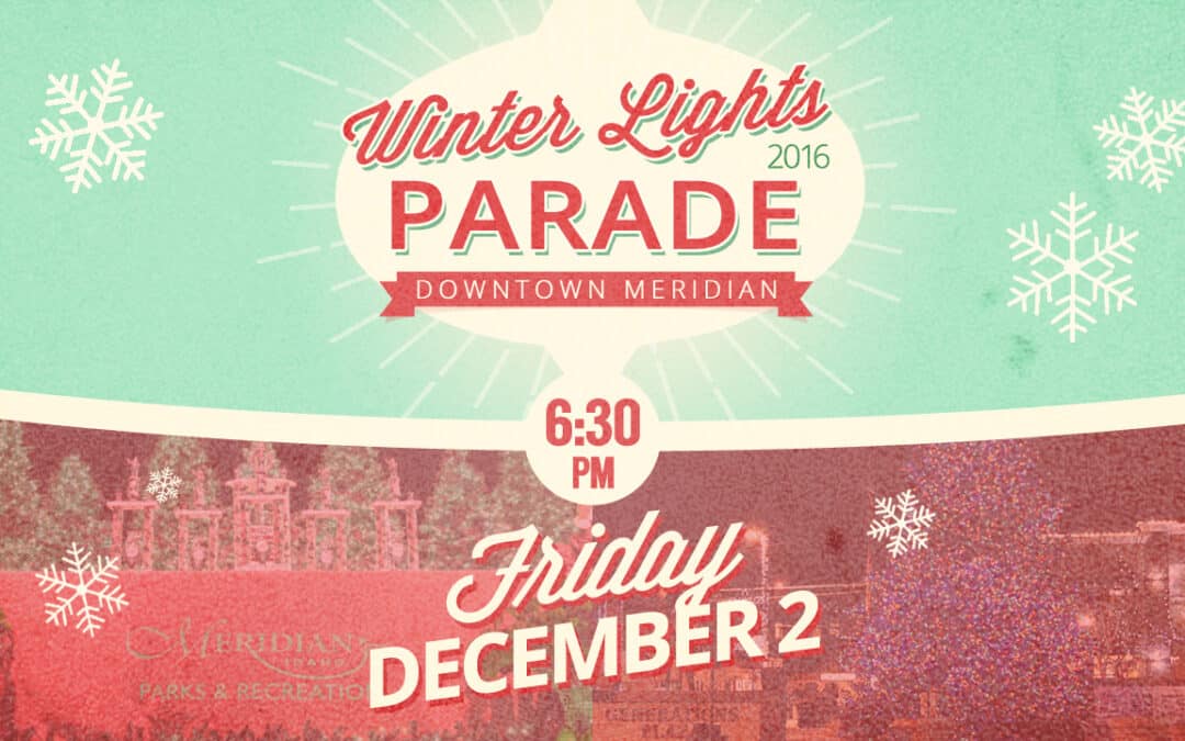 Winter Lights Parade Opportunity